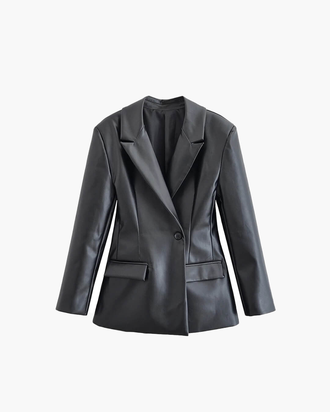Blazer de pele sintética Nia