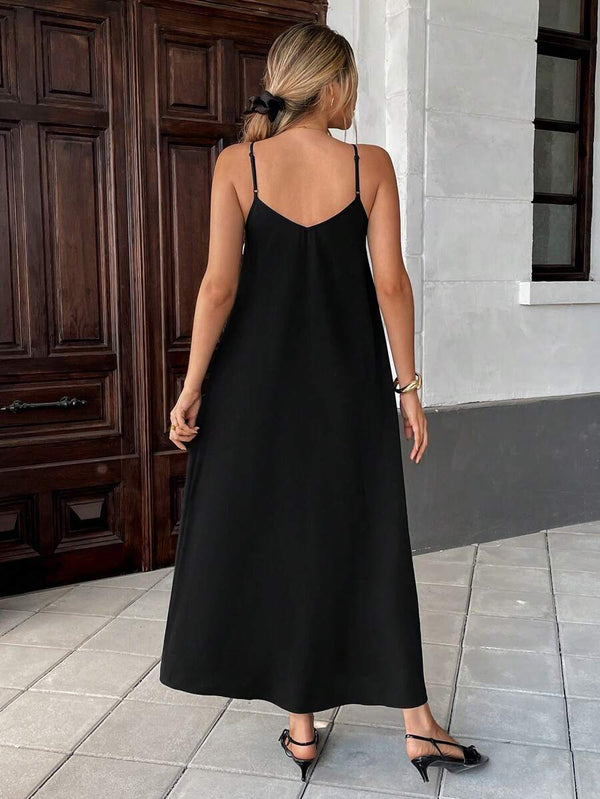 Vestido maxi Nina Contrast