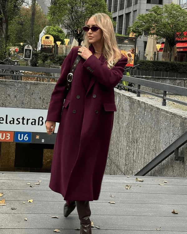 Nora Double Breasted Maxi Coat