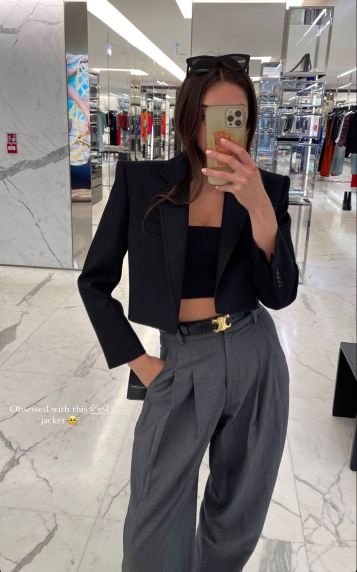 Blazer de fato curto e acolchoado Olga