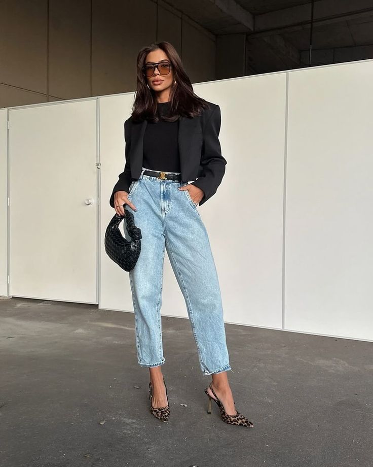Blazer de fato curto e acolchoado Olga