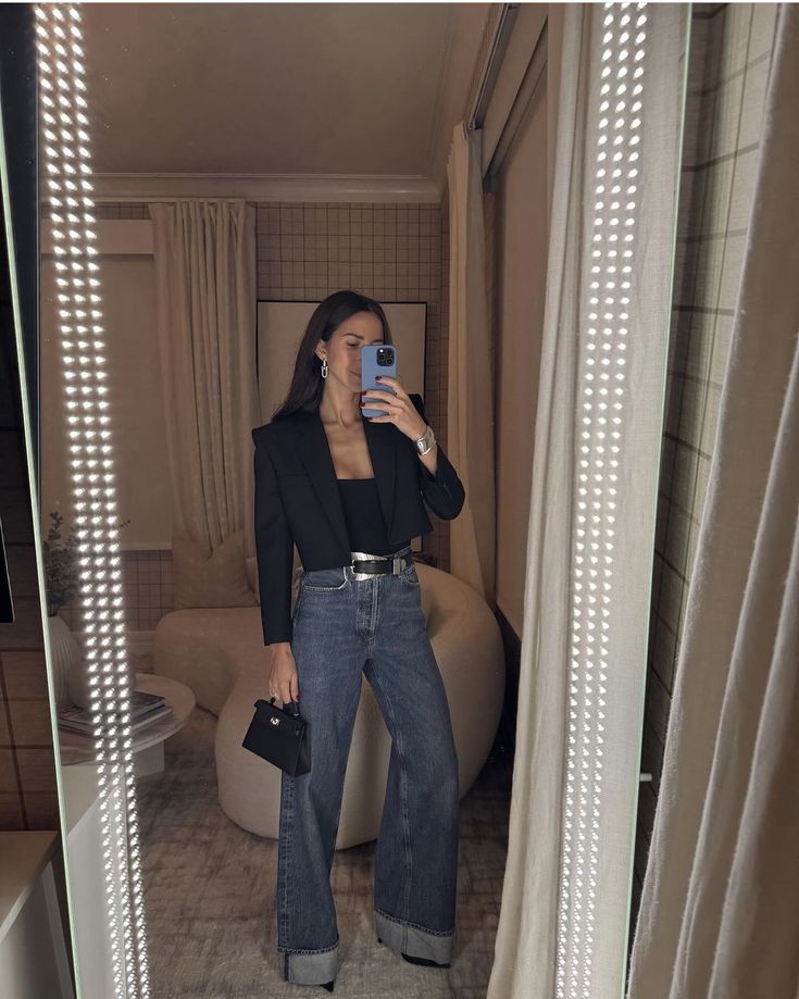 Blazer de fato curto e acolchoado Olga