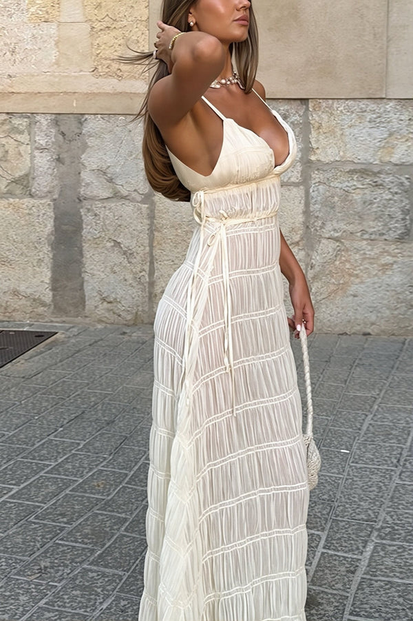 Olivia Ribbed Knit Maxi Dress