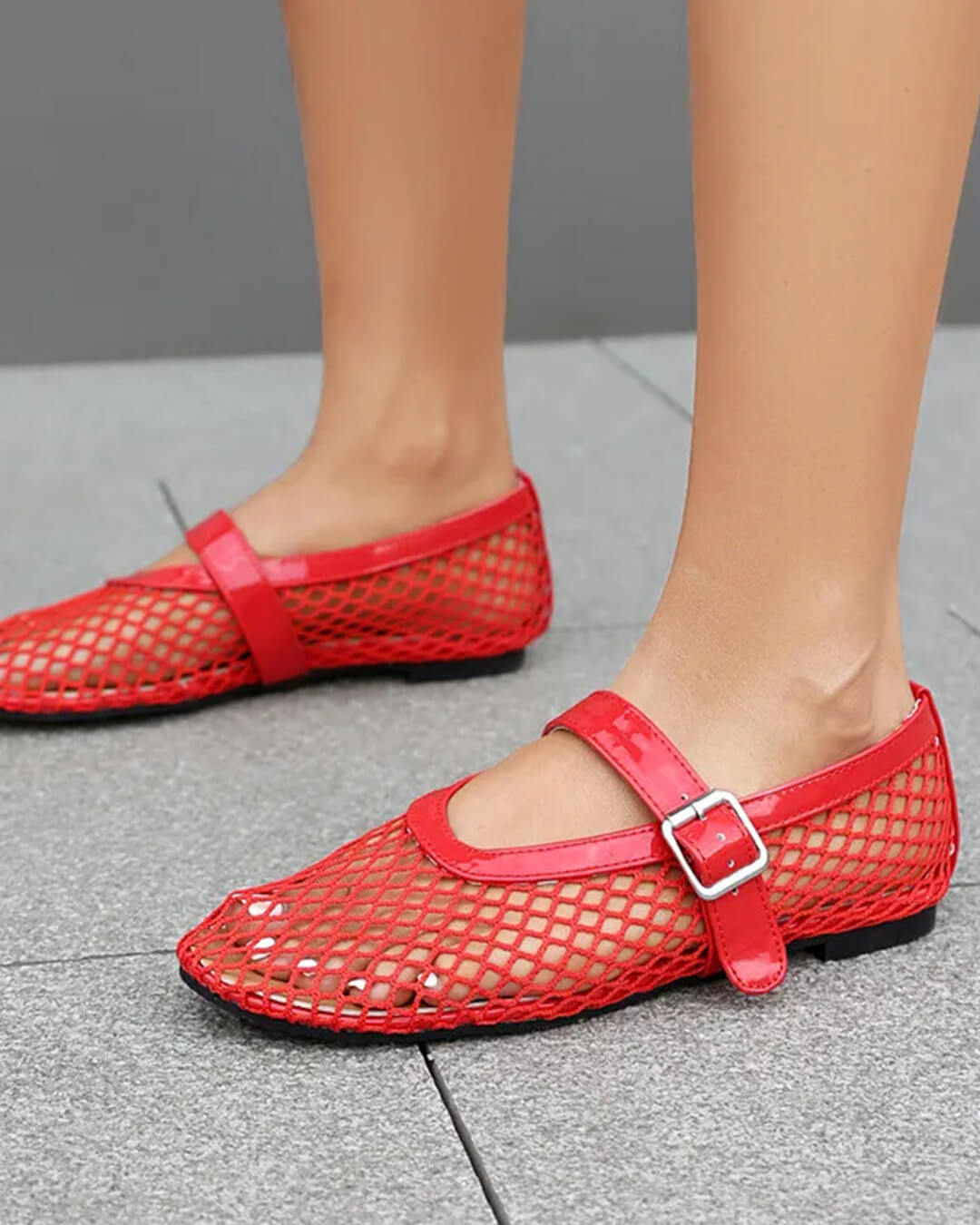 Sabrinas de malha com fivela Ondine