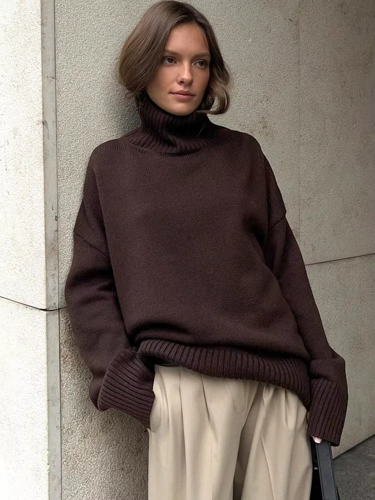 Camisola de gola alta oversized Phoebe