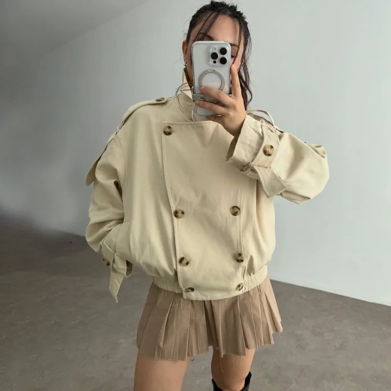 Casaco oversized de pelo
