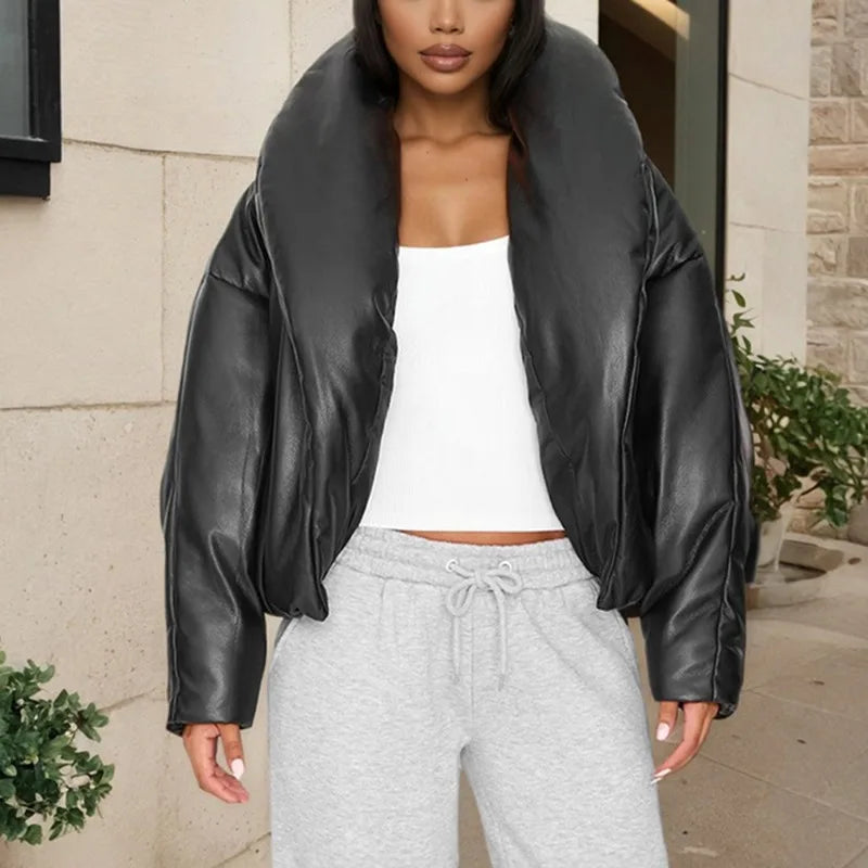 Casaco oversized acolchoado