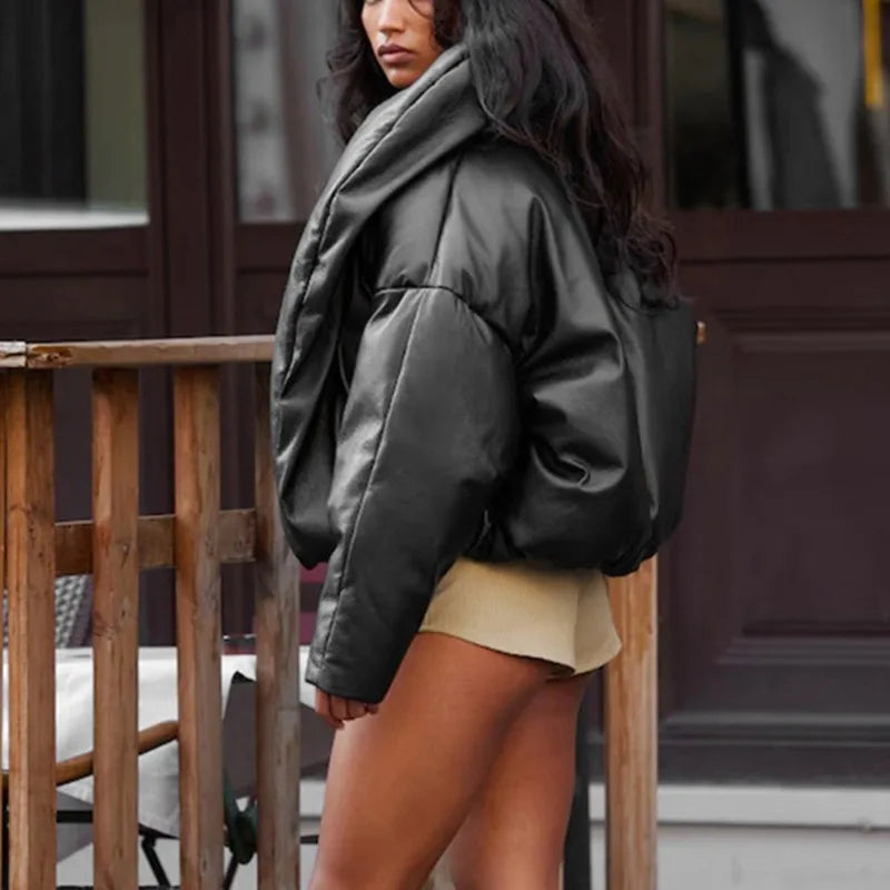 Casaco oversized acolchoado