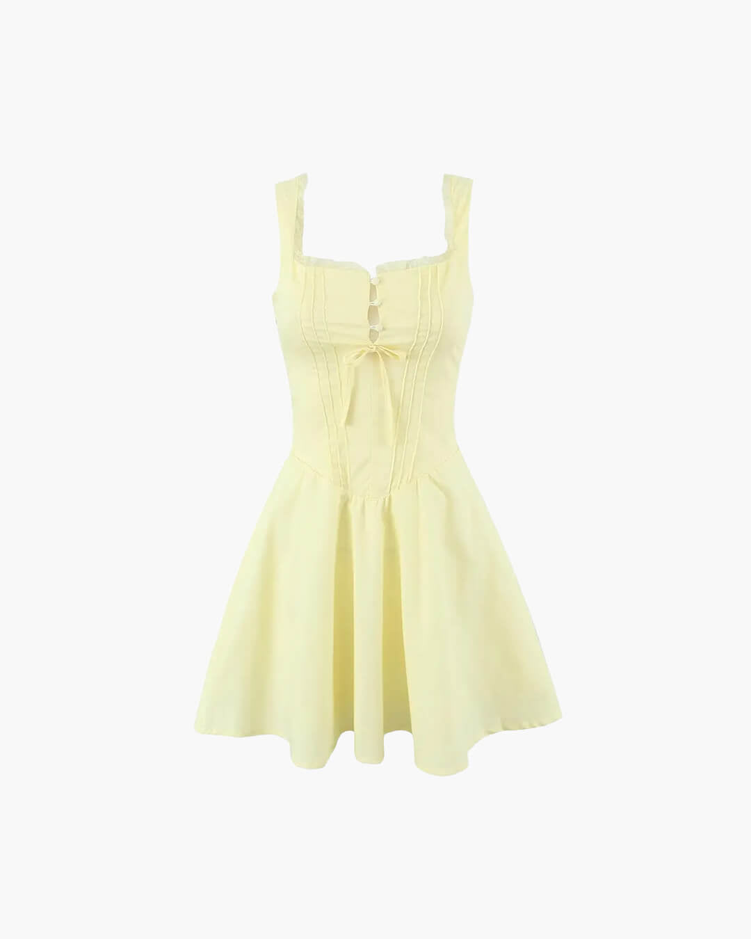 Vestido mini com cordões nas costas Rosa