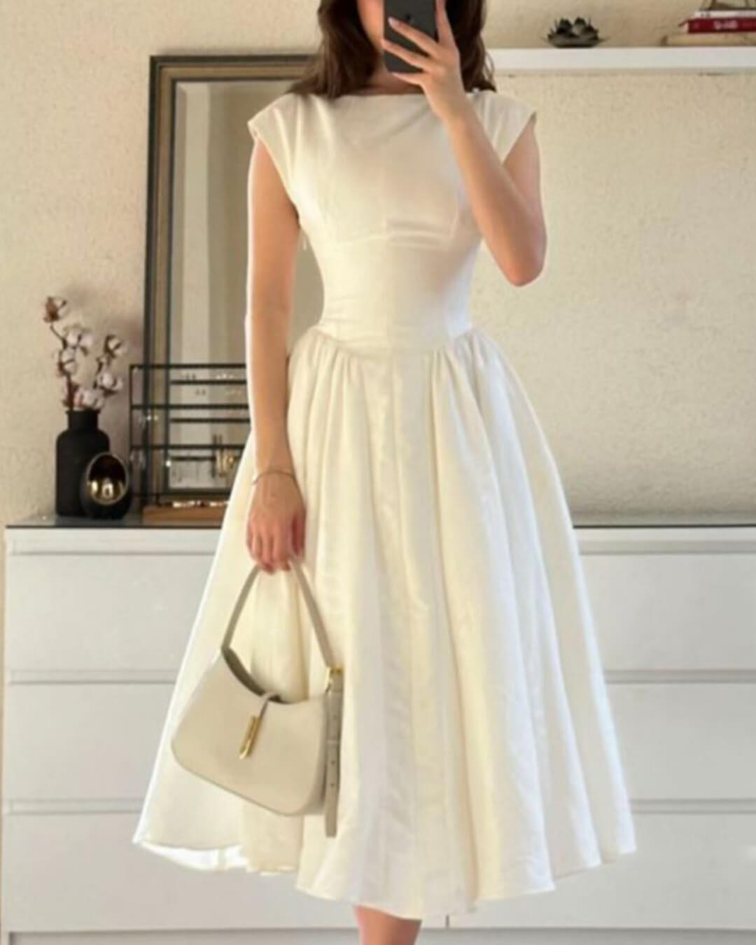 Rosalind Sleeveless Cut-Out Midi Dress