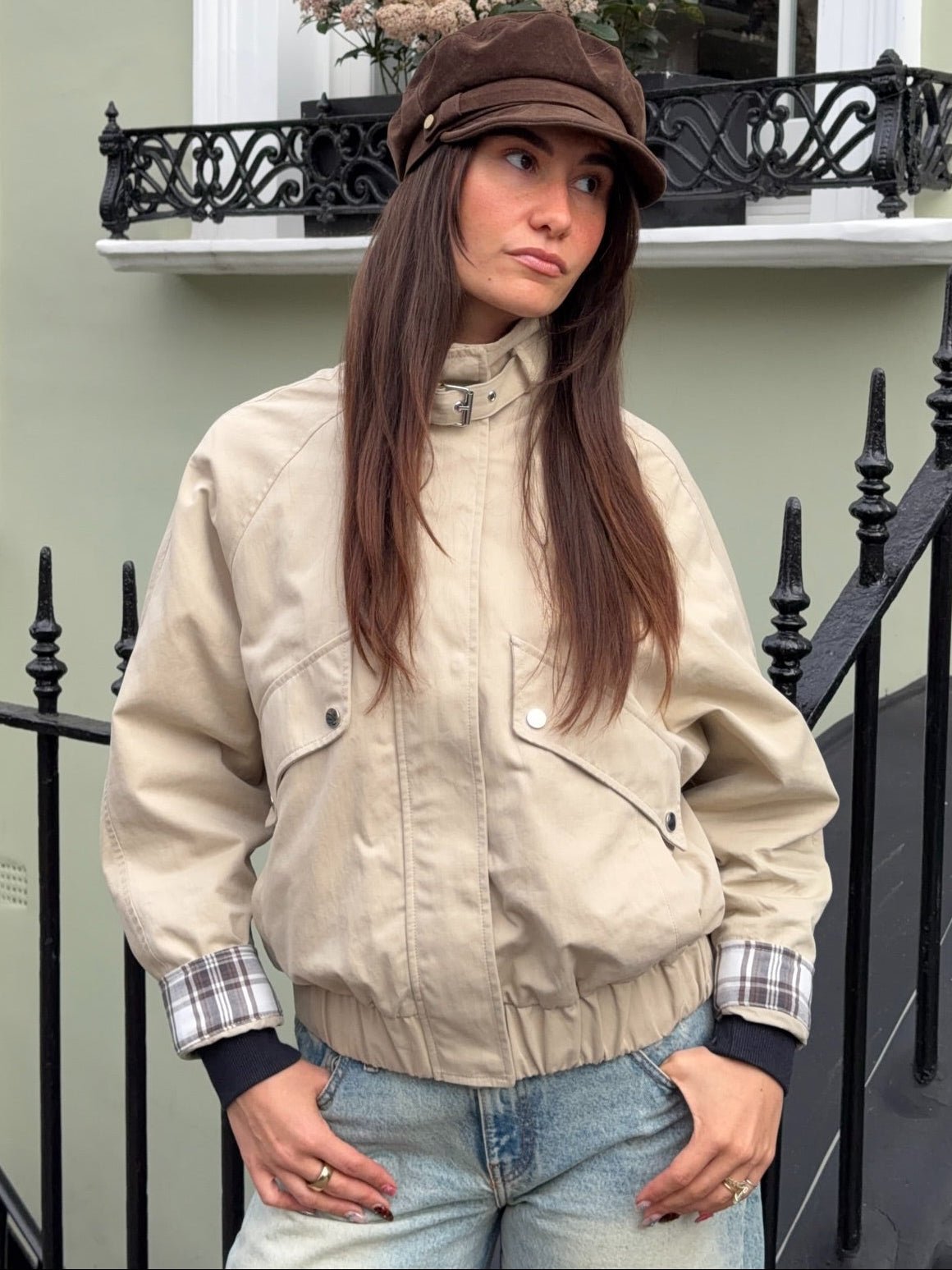 Runa Casual Stand Collar Jacket