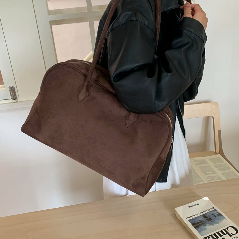 Saco de mão Sandra em camurça