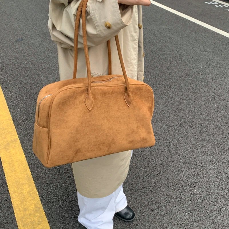 Saco de mão Sandra em camurça