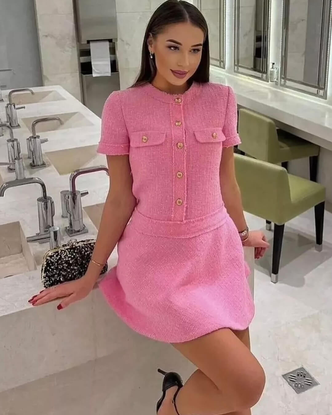 Vestido de verão justo Serena