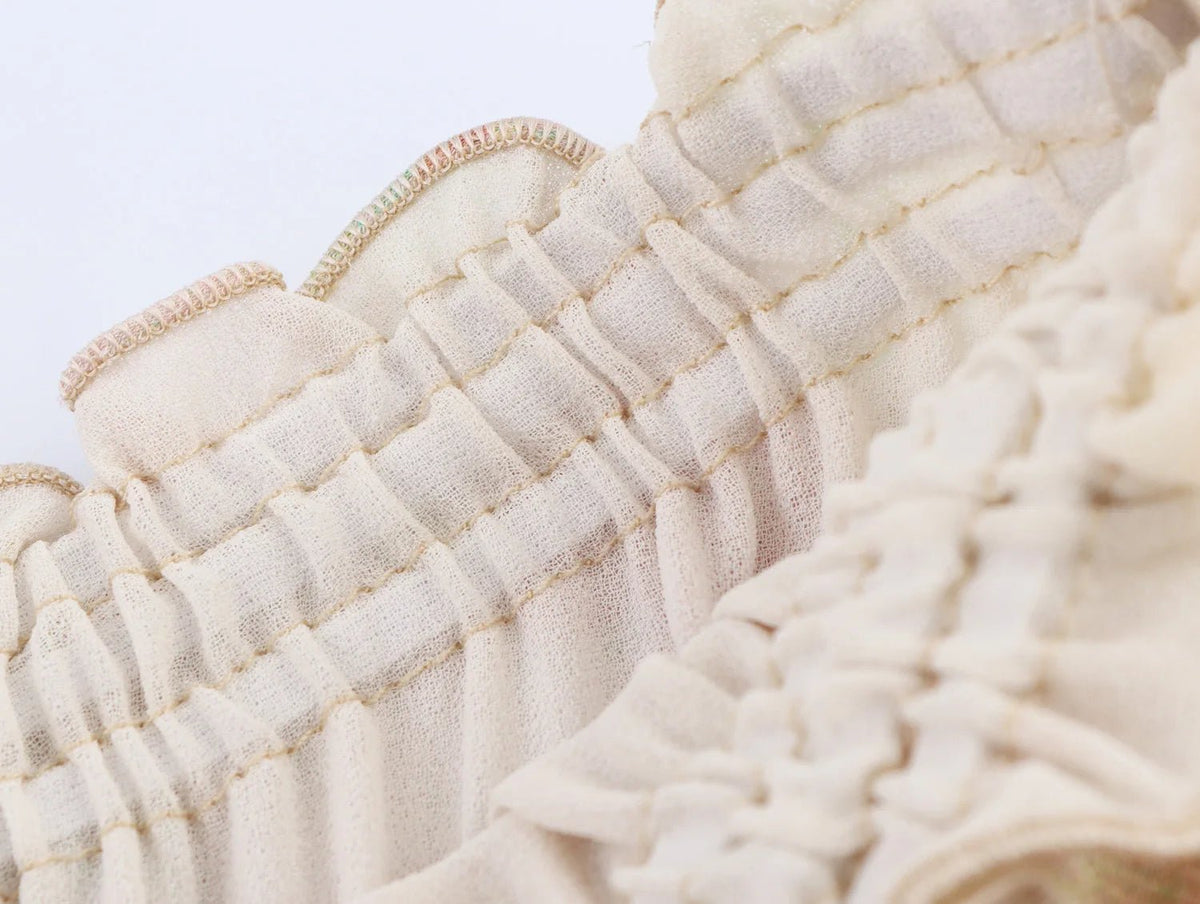 Saia maxi boho Serena com folhos