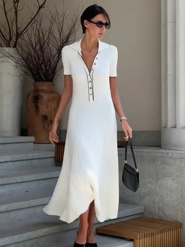 Vestido de malha tricot Serena