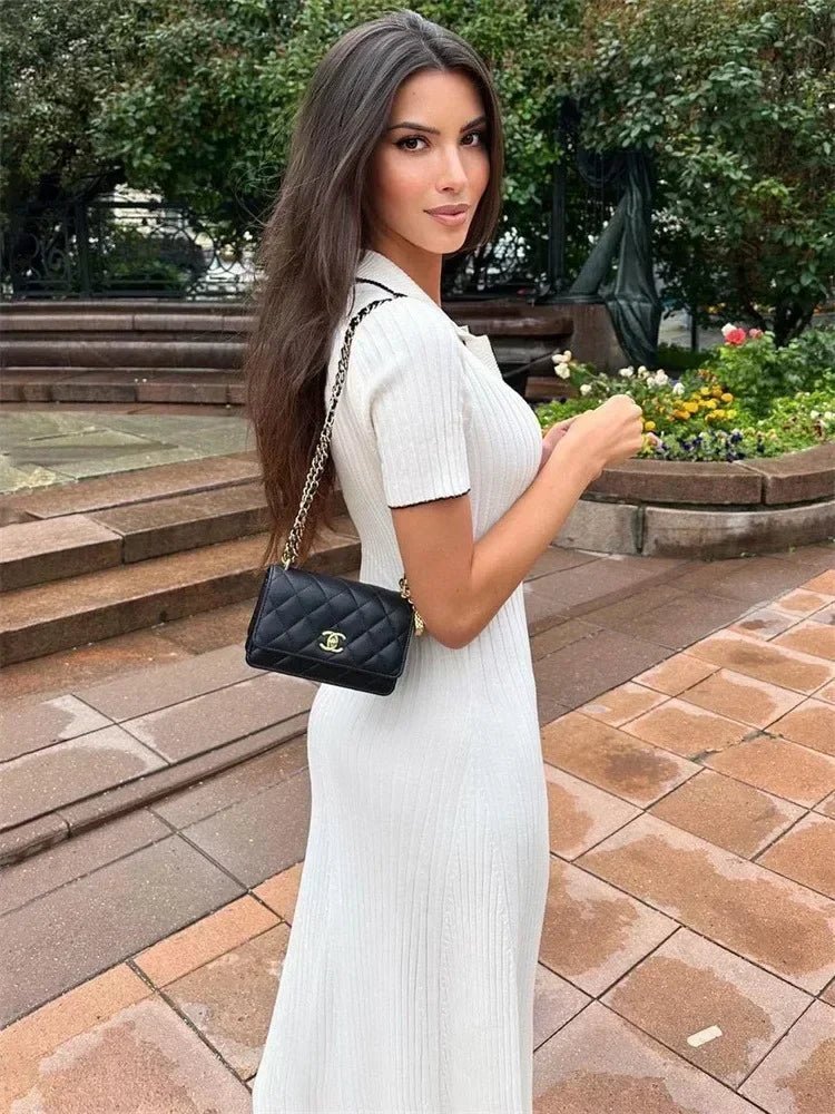 Vestido de malha tricot Serena