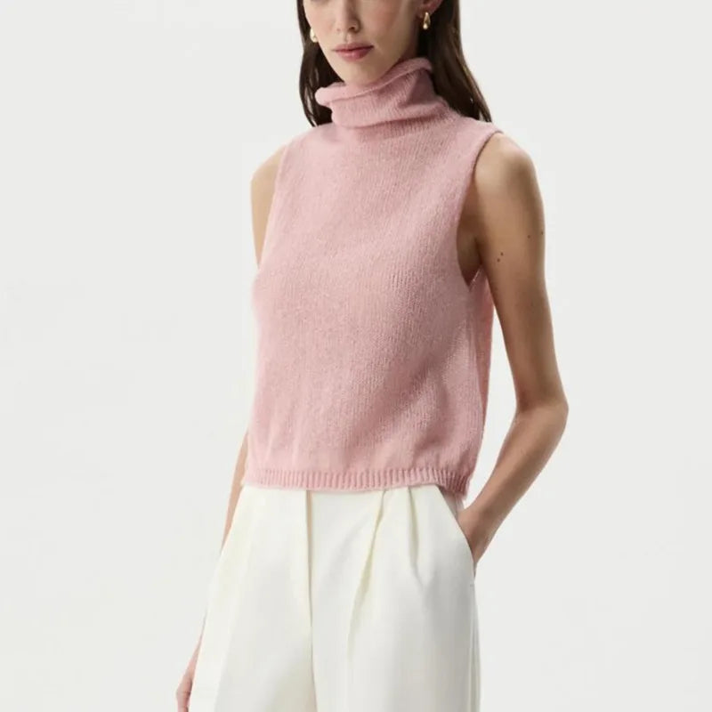 Camisola oversized transparente com recortes