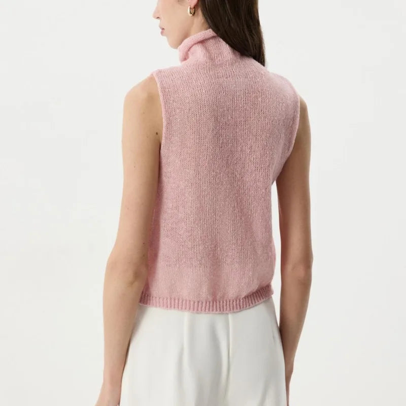 Camisola oversized transparente com recortes