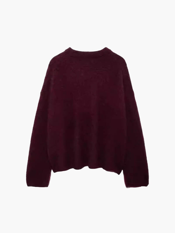 Camisola cor de vinho Shiela