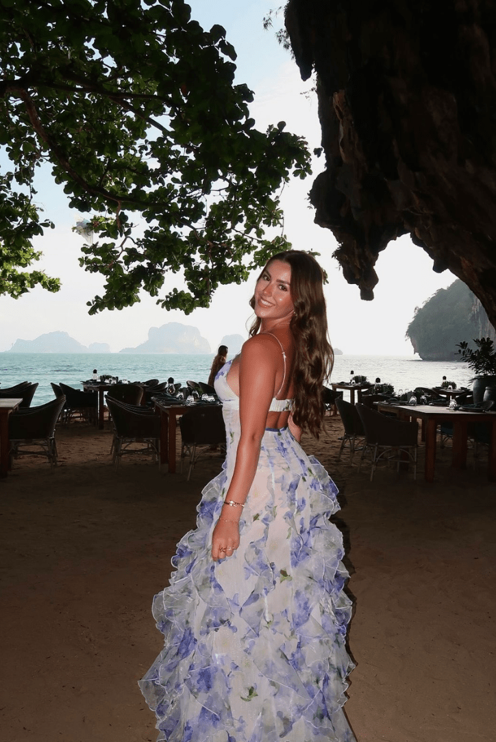 Shirley Floral Ruffle Maxi Dress