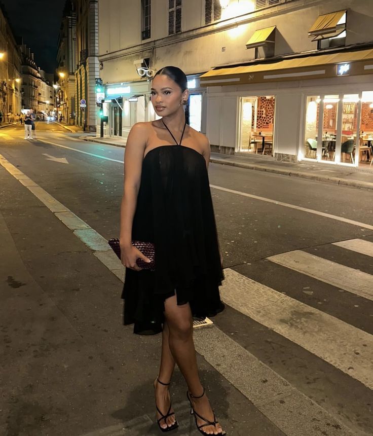 Sienna Backless Halter Mini Dress