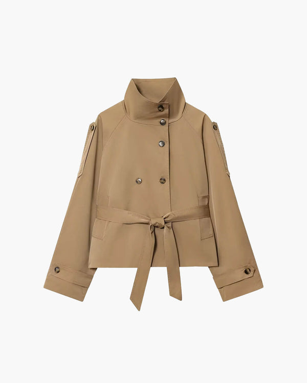 Gabardine curta Sofie
