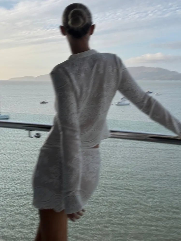 Conjunto de praia em croché Sophia