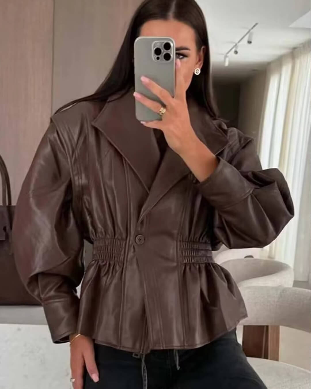 Casaco de pele Stephanie
