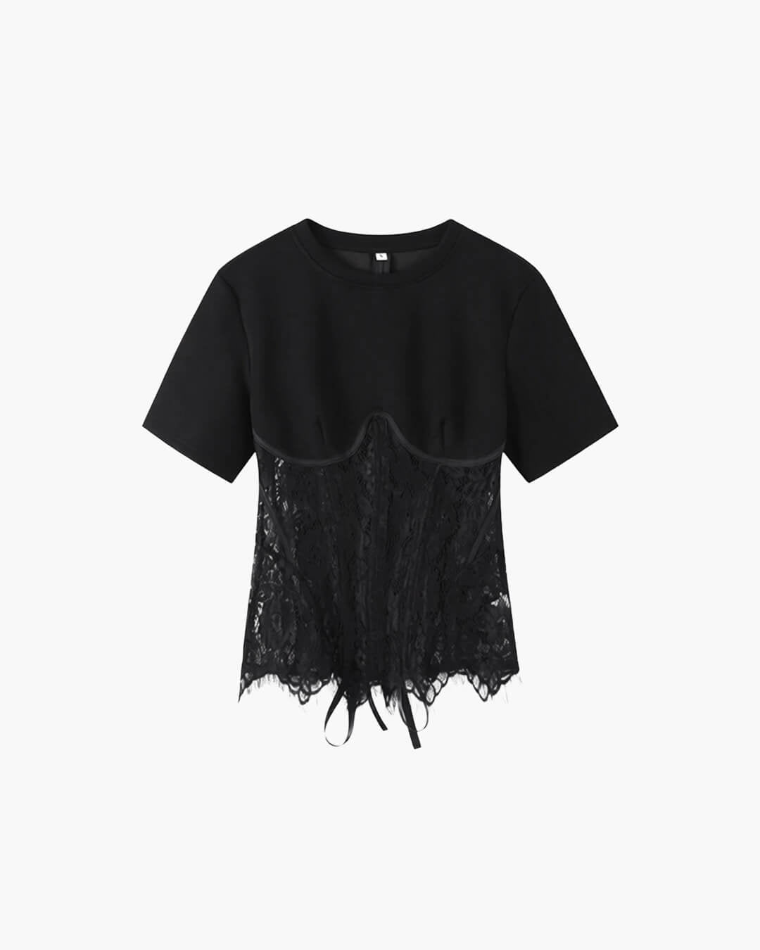 Top de espartilho de renda Suzie