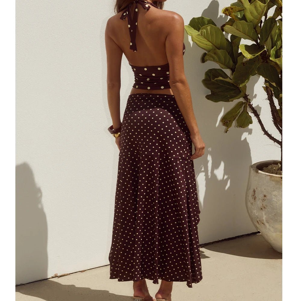 Sylvia Polka Dot Two-Piece Set