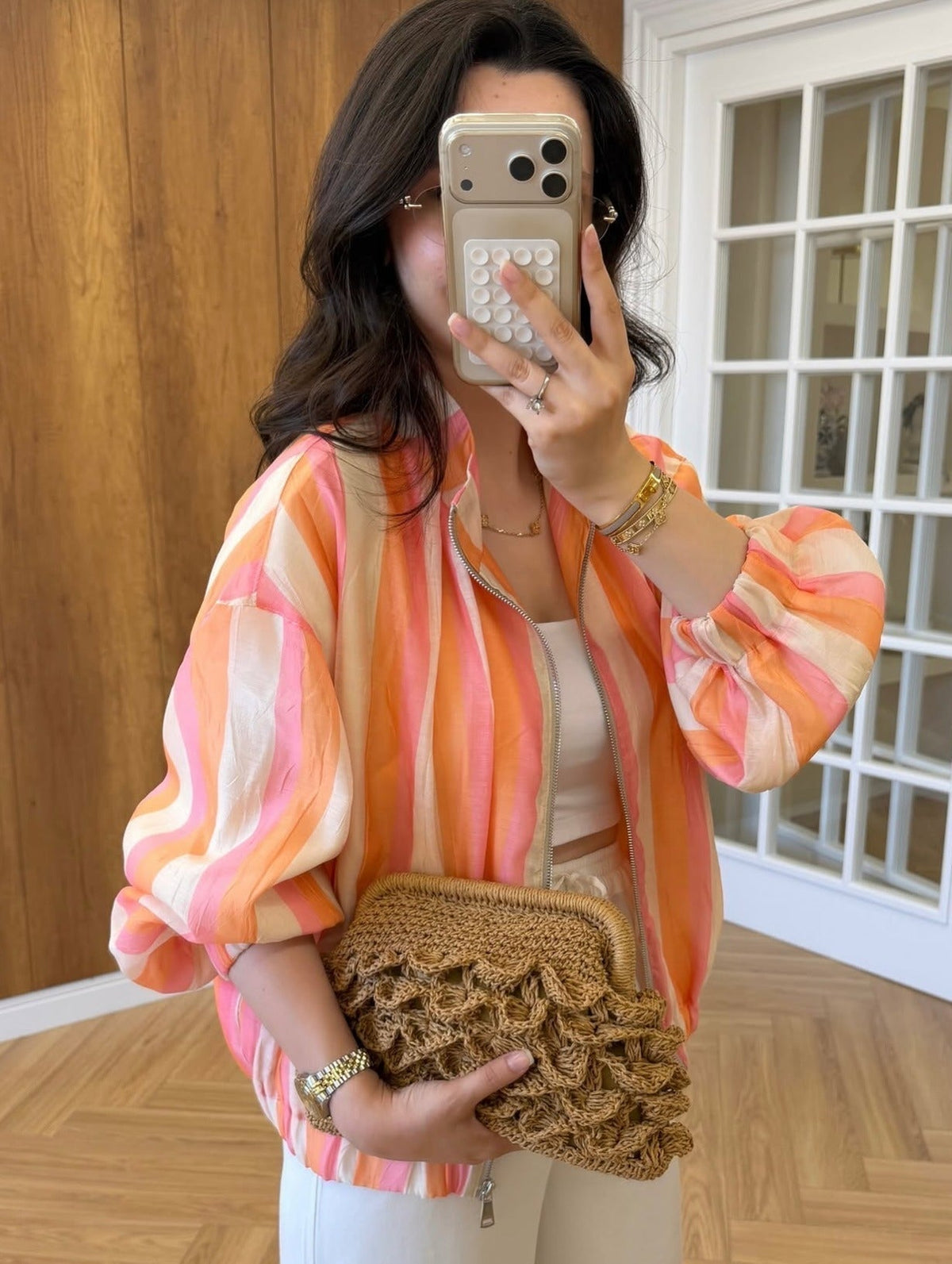 Valerie Candy Bomber Jacket