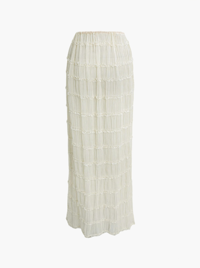Conjunto de duas peças Valerie com detalhes de folhos