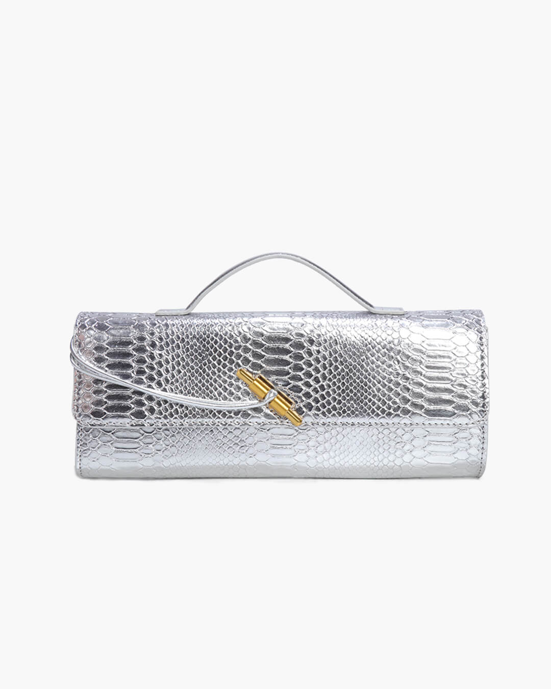 Mala Vivienne com efeito de pele de crocodilo