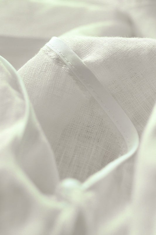 Blusa Xenia de corte descontraído e mangas compridas