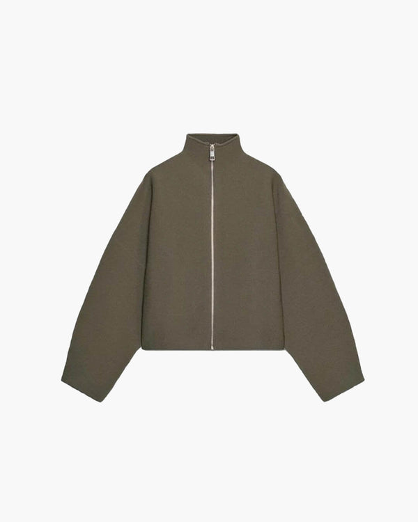 Zarina Zip Up Cropped Jacket
