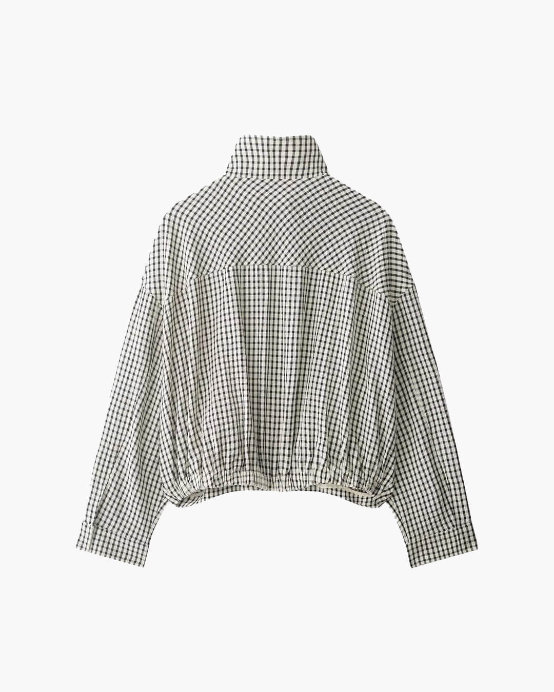 Zoe Plaid Bomber Jacket