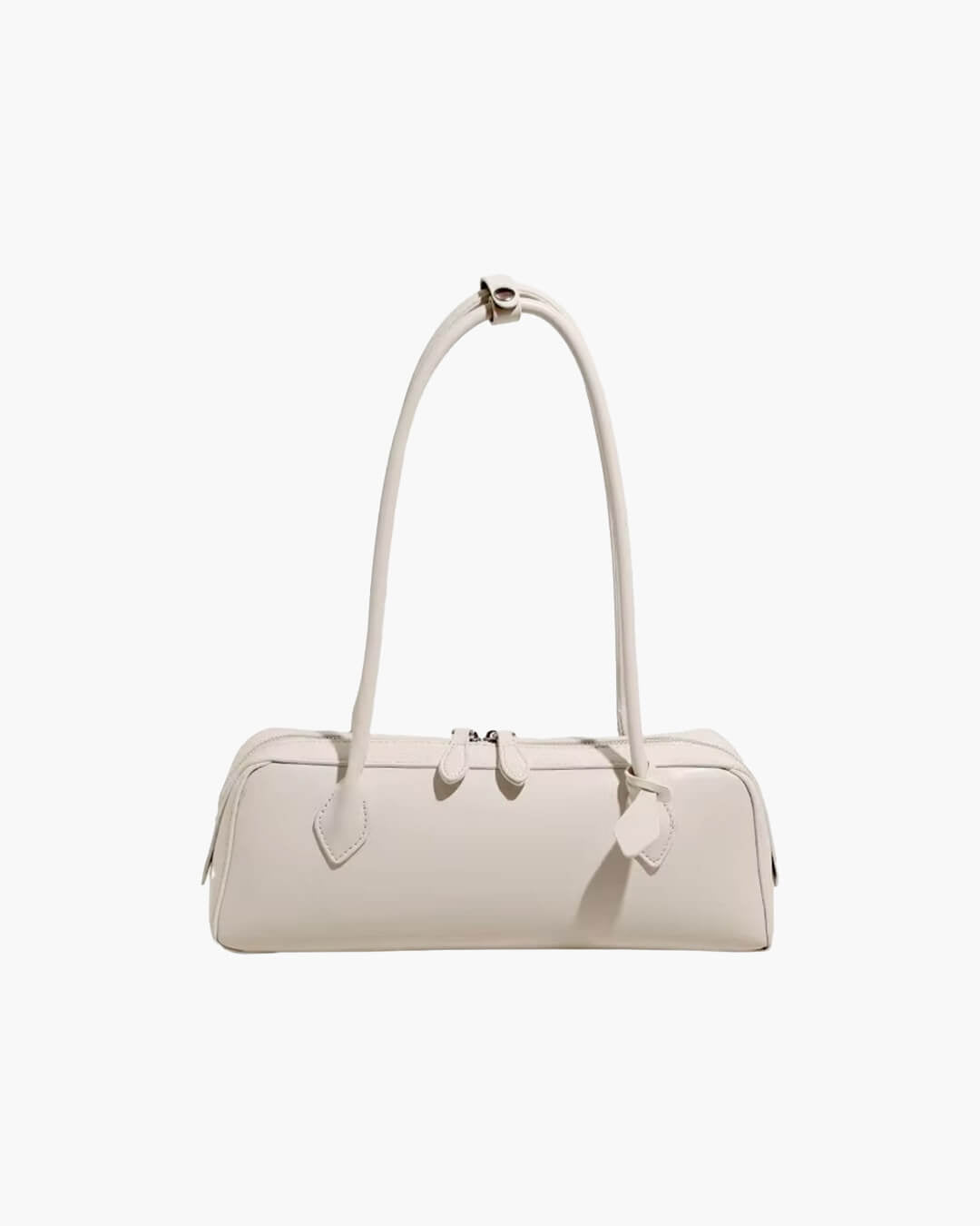 Nellie Vintage Baguette Bag in cream – product shot